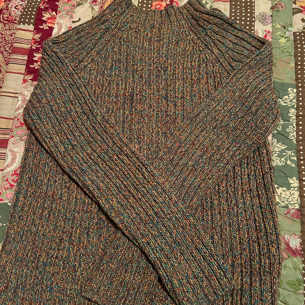 Kate Hill Multicolor Ribbed Cardigan - Picture 3 of 3